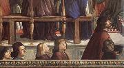 Domenicho Ghirlandaio Details of Bestatigung der Ordensregel der Franziskaner oil on canvas